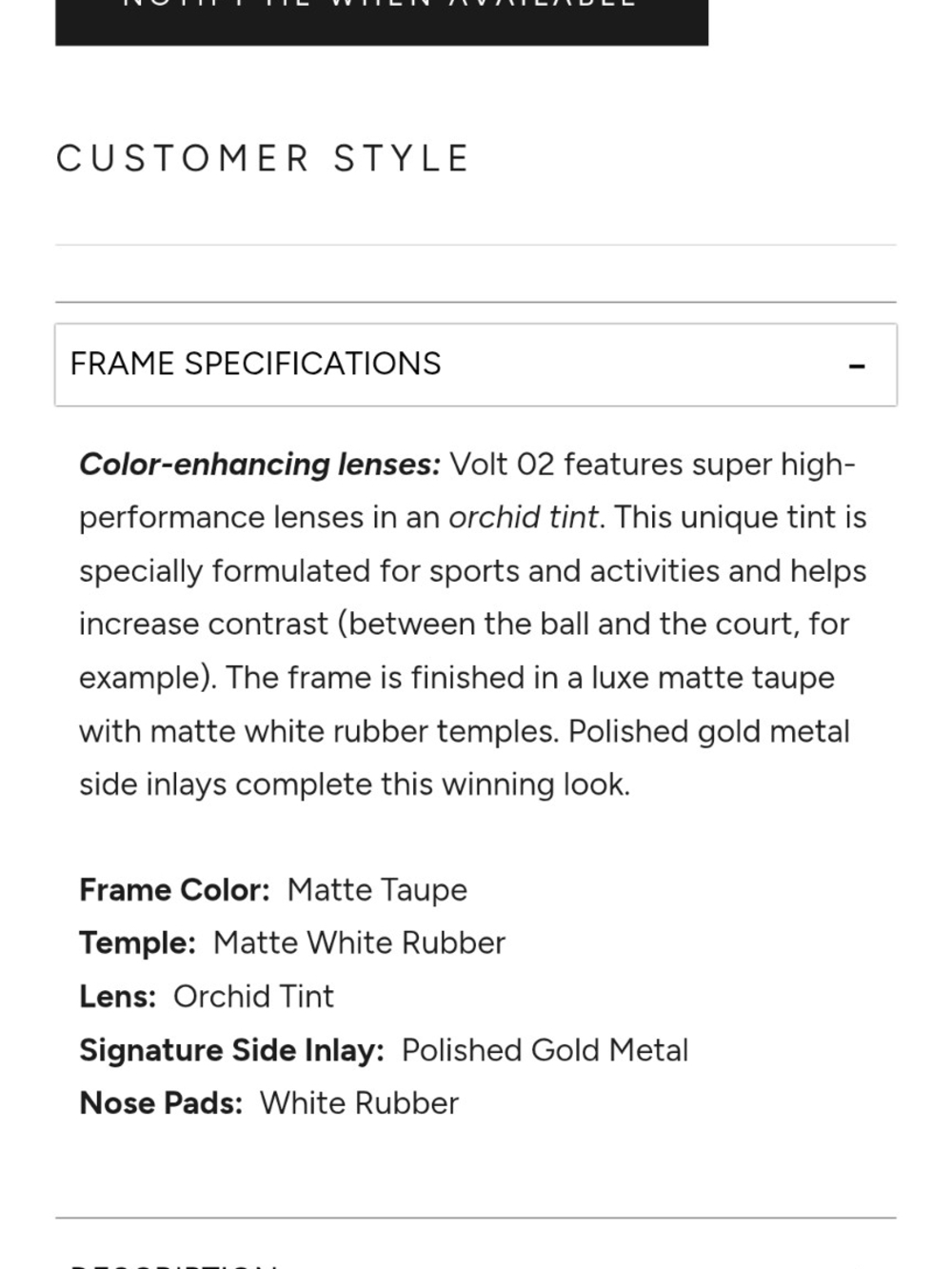Westward Leaning Volt 02 Sunglasses in Pink Lenses and Tan Frame - Picture 2 of 7